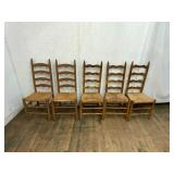 5 Ladder-Back Chairs
