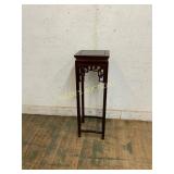 Mahogany-Finish Pedestal Table