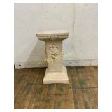 Carved White Pedestal