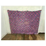 Hand-Stitched Patchwork Quilt