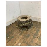 Tree Stump Concrete Planter Base