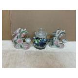 2 Birds and Jar with Marbles