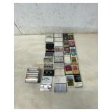40 Cassette Tapes With Mixed Content