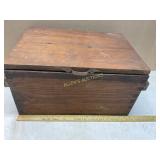 Wooden Storage Chest With Dovetail Joints