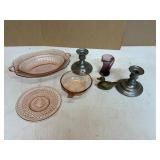 Glassware, Pewter, and Brass Duck