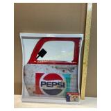Framed Artwork of Pepsi-Themed Truck Door