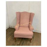Upholstered Wingback Armchair