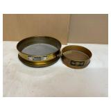 2 Brass Sieves