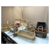Assorted Woven Baskets in Various Styles