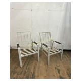 2 Metal Patio Chairs