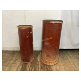 Two Cotton Mill Barrels