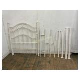 White Metal Twin Bed Frame