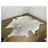 White and Brown Cowhide