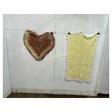 Rag Rug and Crochet Throw