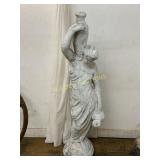 Garden Statue of Woman with Jugs