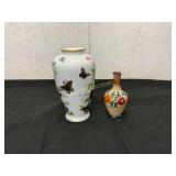 2 Vases: Ceramic and Porcelain
