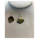 Hammered Sterling Silver Earrings