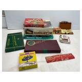 Vintage Board Games and Domino Set