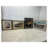 4 Framed Photographs