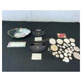 Sand Dollar Collection and Ceramic Items