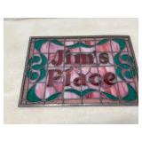 Stained Glass Panel ï¿½Jimï¿½s Placeï¿½
