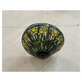 Stained Glass Floral Hanging Pendant Light