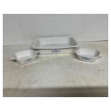 CorningWare Baking Dish and Twoï¿½ Bowls