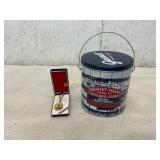 Wrigley Field Tin and 1988 Olympic Keychain