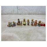 10 Ceramic Figurines Including Hummel