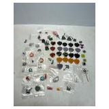 Glass and Enamel Pendants and Charms