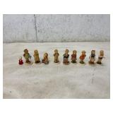 Set of 10 Goebel Hummel Figurines
