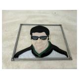 Stained Glass Portraitï¿½ in Metal Frame