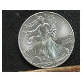 2008 Uncirculated Silver Eagle Dollar