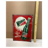 Mountain Dew Metalï¿½ Sign