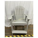 Grey  Poly-wood Adirondack-style High Chair