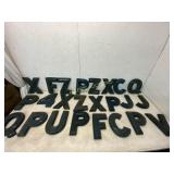 24 Plastic Letters