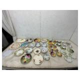 45 Hand-Painted Porcelain Pieces