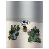 Stained Glass and Wire Art Flower