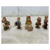 5 Ceramic Figurines by Goebel Hummel