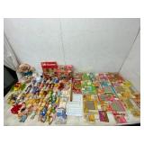Mixed Vintage Toys and Doll Packaging