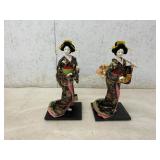 Geisha Figurines in Kimono