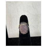 Sterling Silver Ring With Quartz
