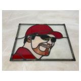 Stained Glassï¿½ Featuring Man inï¿½ Cap