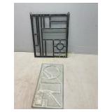 Abstract Glassï¿½ With Metal Framing