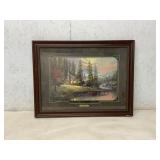 Framed Thomas Kinkade Print ï¿½A Peaceful Retreatï¿½