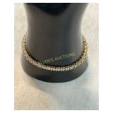 Sterling Bracelet with Gold-Tone Finish