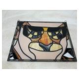 Stained Glass With Abstract Face