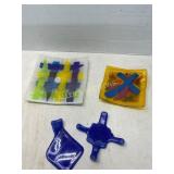 Fused Glass Decorative Plates and Shapes