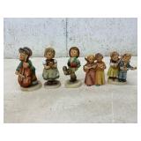 5  Hummel Porcelain Figurines
