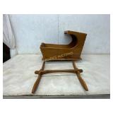 Wooden Rocking Cradle Project Piece